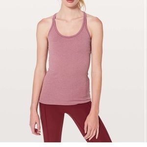 Lululemon Ebb To Street Tank II moss rose size 4